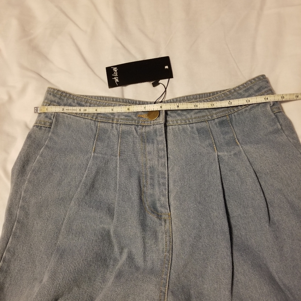 NWT Nasty Gal Collection Mom Jeans  Light Blue Size 6 - Picture 4 of 12